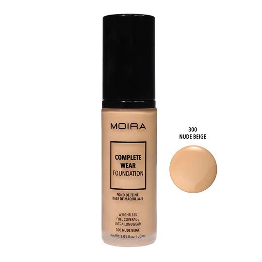 MOIRA Complete Wear Foundation (300, Nude Beige)