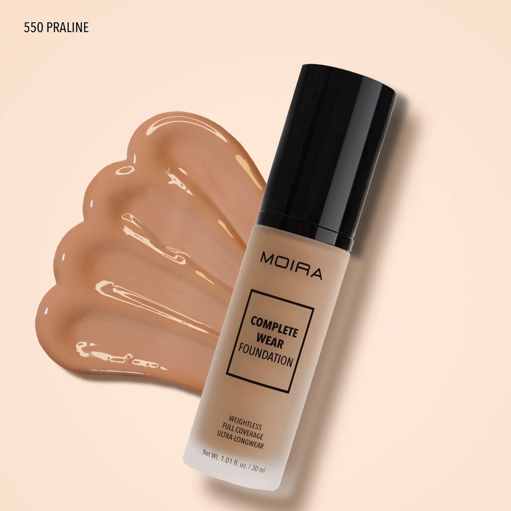 MOIRA Complete Wear Foundation (550, Praline)