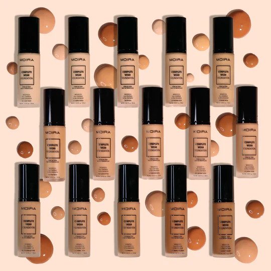 MOIRA Complete Wear Foundation (550, Praline)