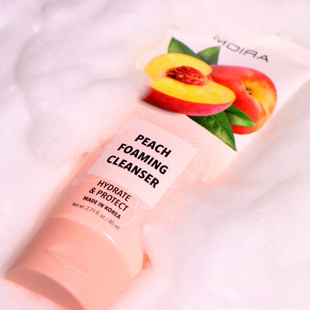 MOIRA Peach Foaming Cleanser