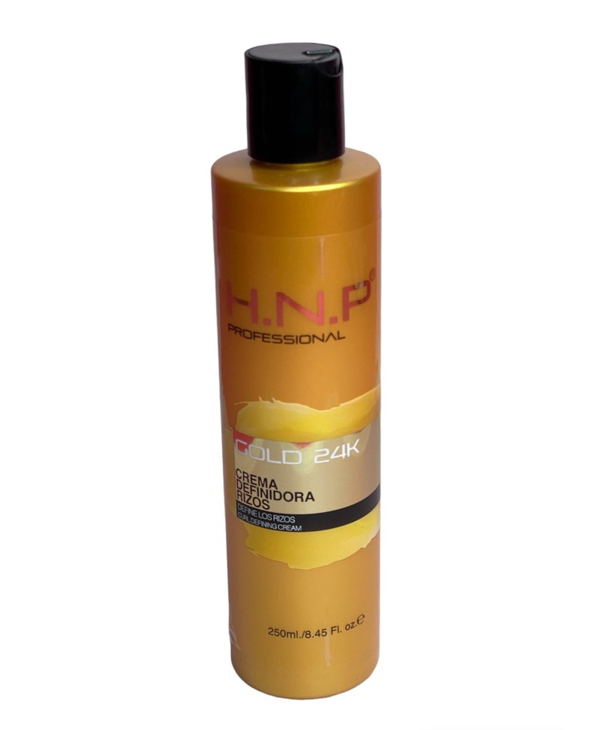 H.N.P PROFESSIONAL CREMA DEFINIDORA RIZOS GOLD 24K