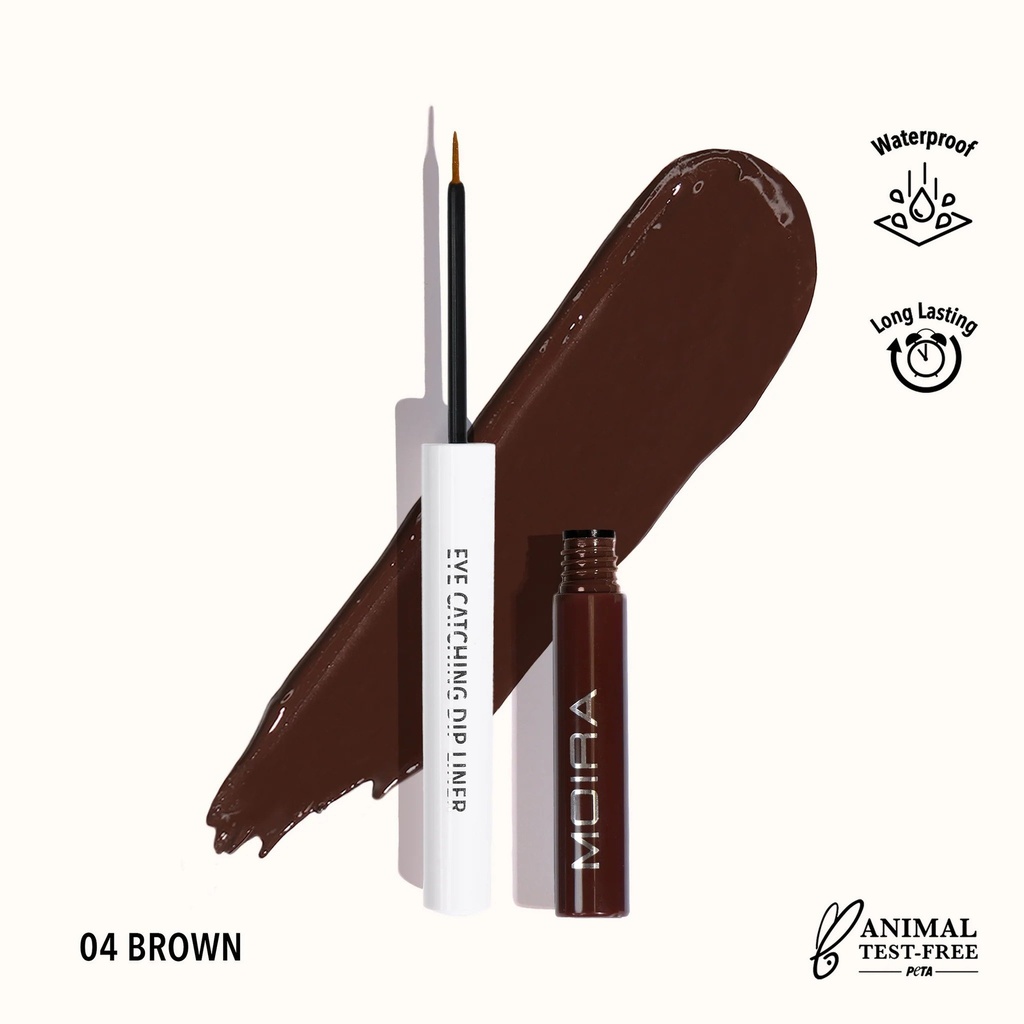 MOIRA Eye Catching Dip Liner (004, Brown)