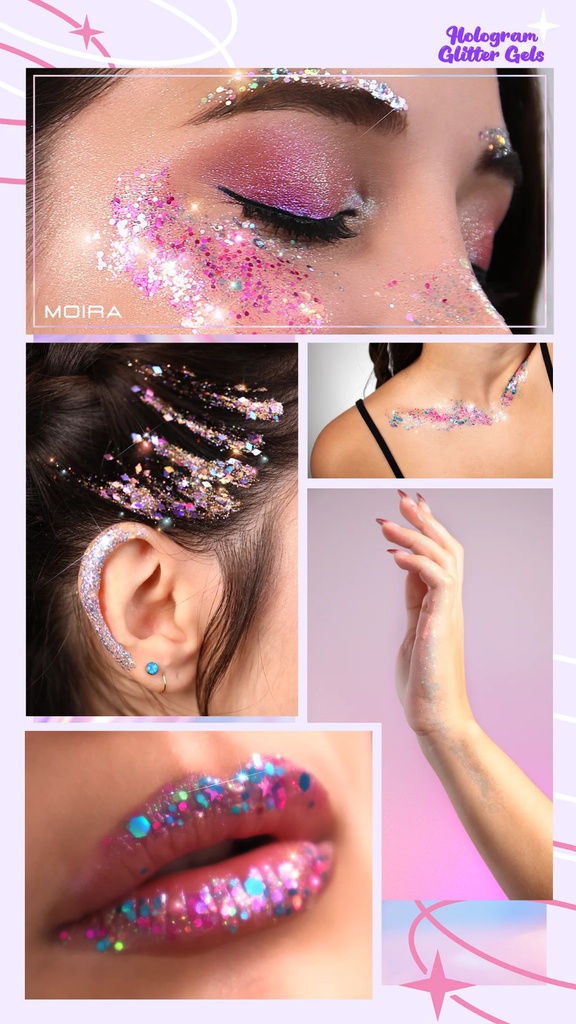 Moira Hologram Glitter Gel (006, Disco Ball)