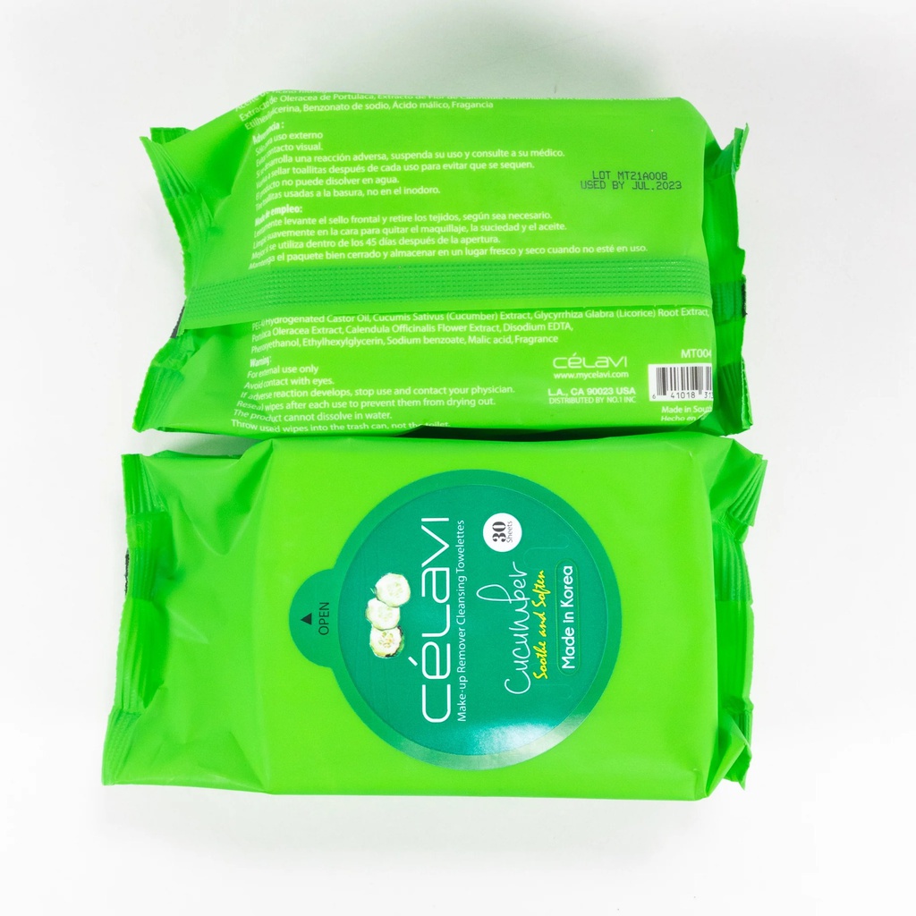 CELAVI MAKEUP REMOVER CUCUMBER