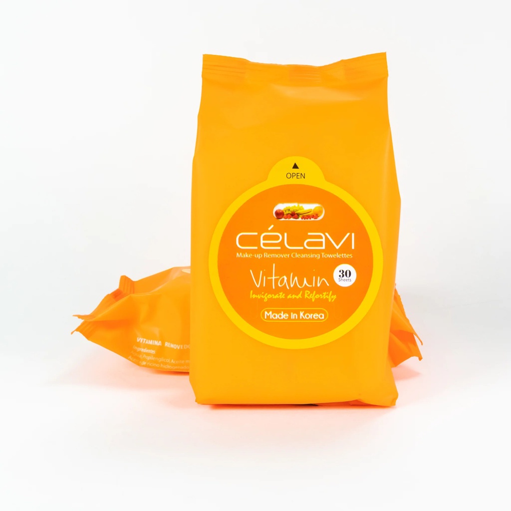 Celavi TOALLITAS DESMAQUILLANTES VITAMIN