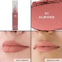 Italia Deluxe Mousse Matte Liquid Lipstick 01 Almond