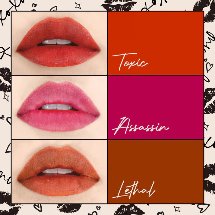 Italia Deluxe To Dye For Lip Tint  02 Assassin