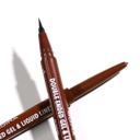 Moira Double Ended Gel Liquid Liner 02 Brown