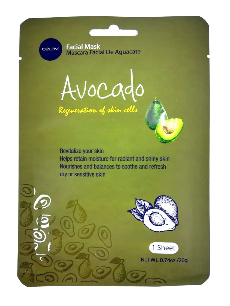 Celavi MASCARILLA HIDRATANTE FÓRMULA DE AVOCADO