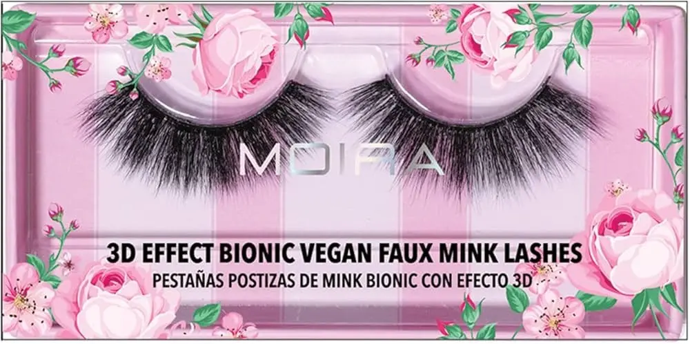 3D Effect Bionic Vegan Faux Mink Lashes 012 Mulholland – Pestañas Postizas 3D Volumen Natural
