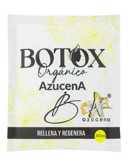 AZUCENA Botox Capilar 40ml – Reparador y Nutritivo para Cabello Dañado