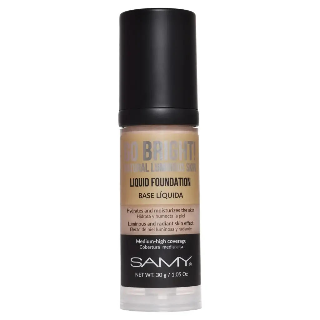 BASE LÖQUIDA GO BRIGHT 30 g SAMY # 4.0 MEDIUM TAN