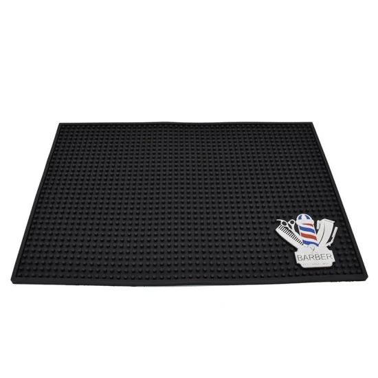 BEAUTY STYLE ALFOMBRA GOMA CON DISEÑO BARBERIA