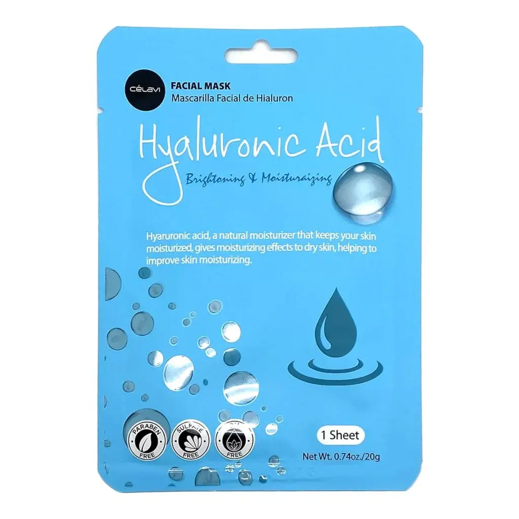 CELAVI MASCARILLA FACIAL ACIDO HIALURONICO