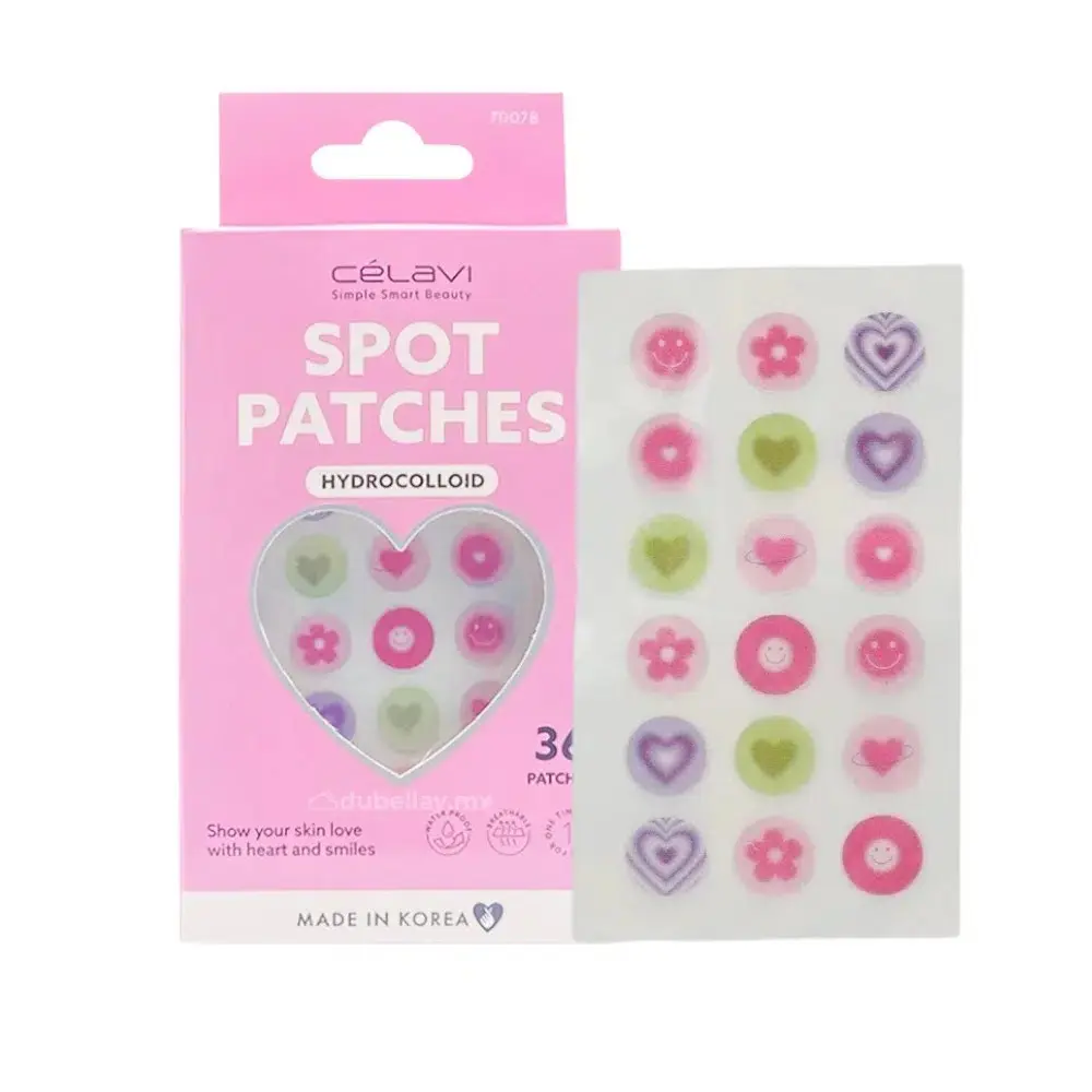 CELAVI SPOT PATCHES CORAZON Y SONRISAS 72 PCS