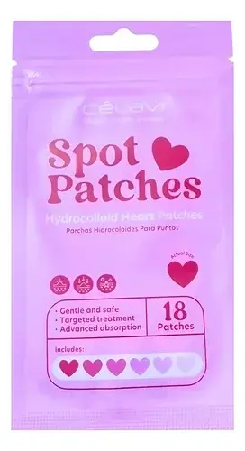 CELAVI SPOT PATCHES HEART 18 PCS