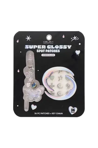 CELAVI SUPER GLOSSY SPOT PATCHES 36 PCS + LLAVERO
