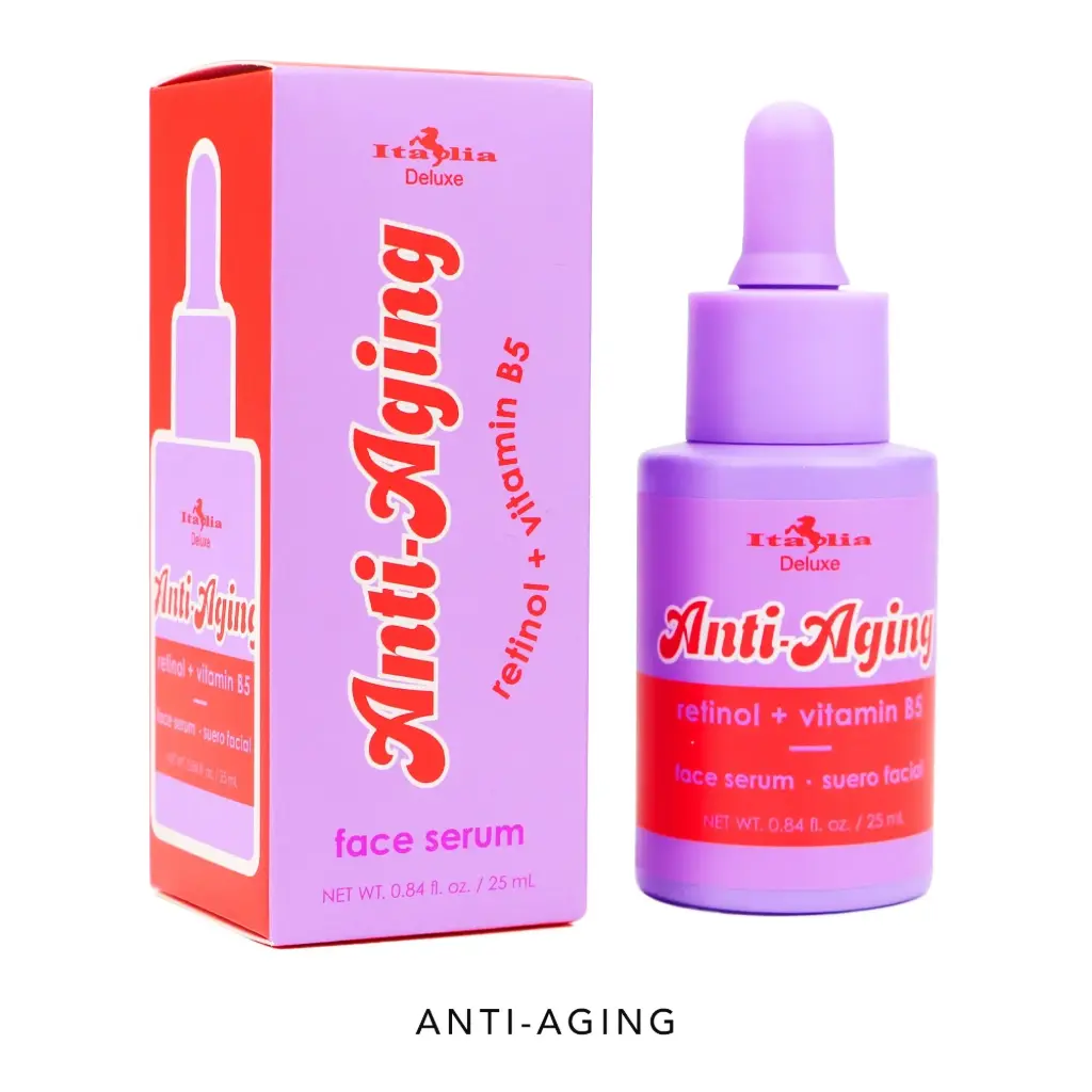 ITALIA DELUXE ANTI-AGING FACE SERUM RETINOL + VITAMIN B5 25 ML