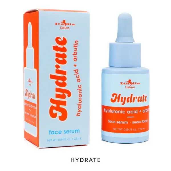 ITALIA DELUXE HYDRATE FACE SERUM HYALURONIC ACID + ARBUTIN 25 ML
