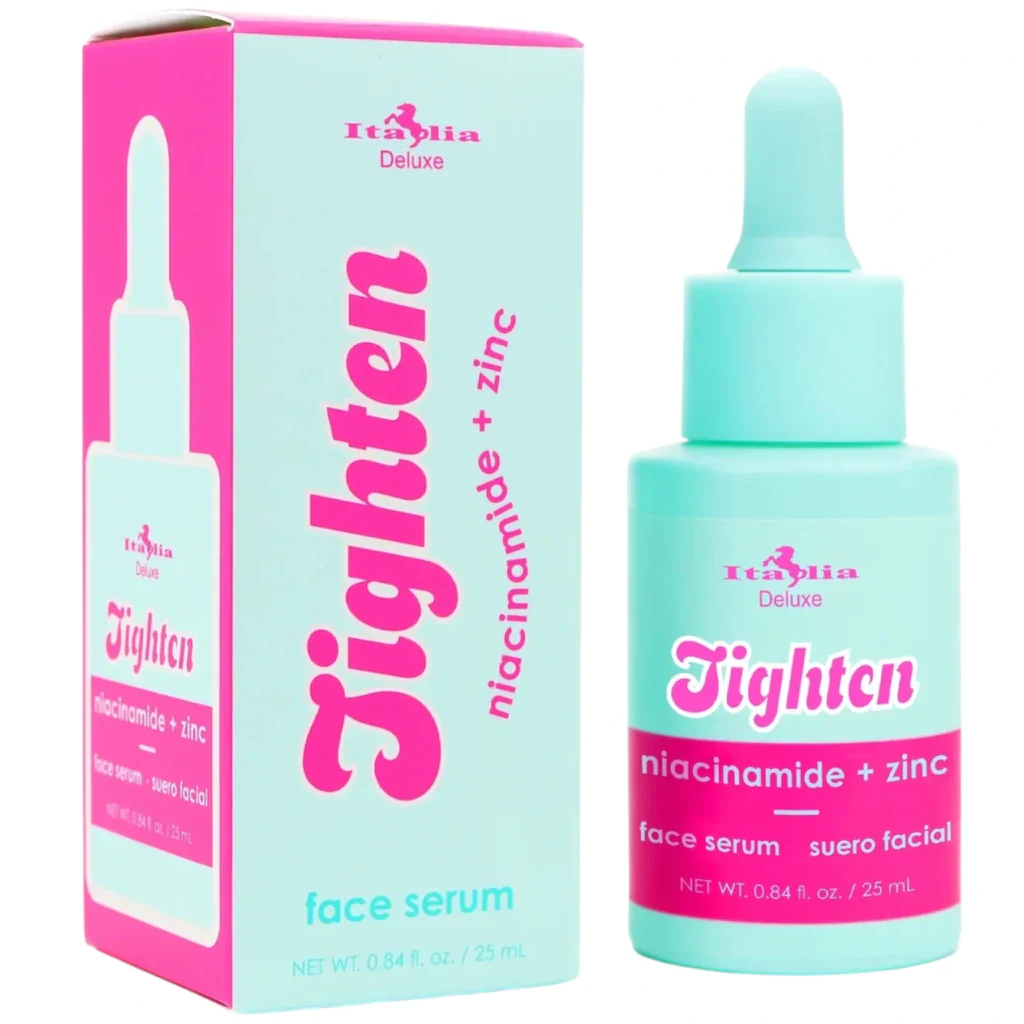 ITALIA DELUXE TIGHTEN FACE SERUM NIACINAMIDE + ZINC 25 ML