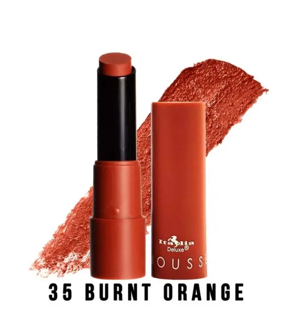 Italia Deluxe Mousse Matte Lipstick 35 Burnt Orange