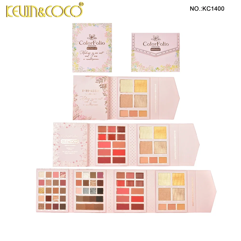 KEVIN & COCO COLORFOLIO EYESHADOW 58 COLORS