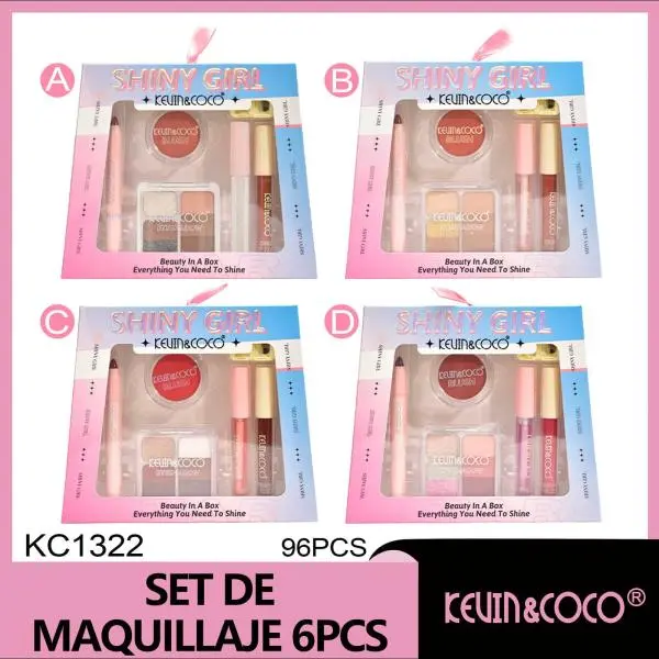 KEVIN & COCO SHINY GIRL 6 PCS