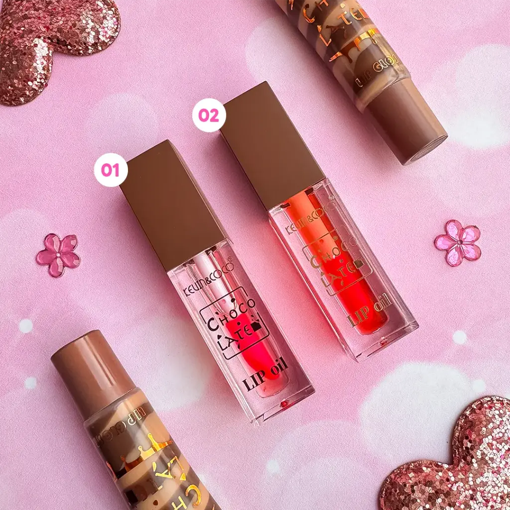 KEVIN Y COCO LIP GLOSS SET CHOCOLATE 02#