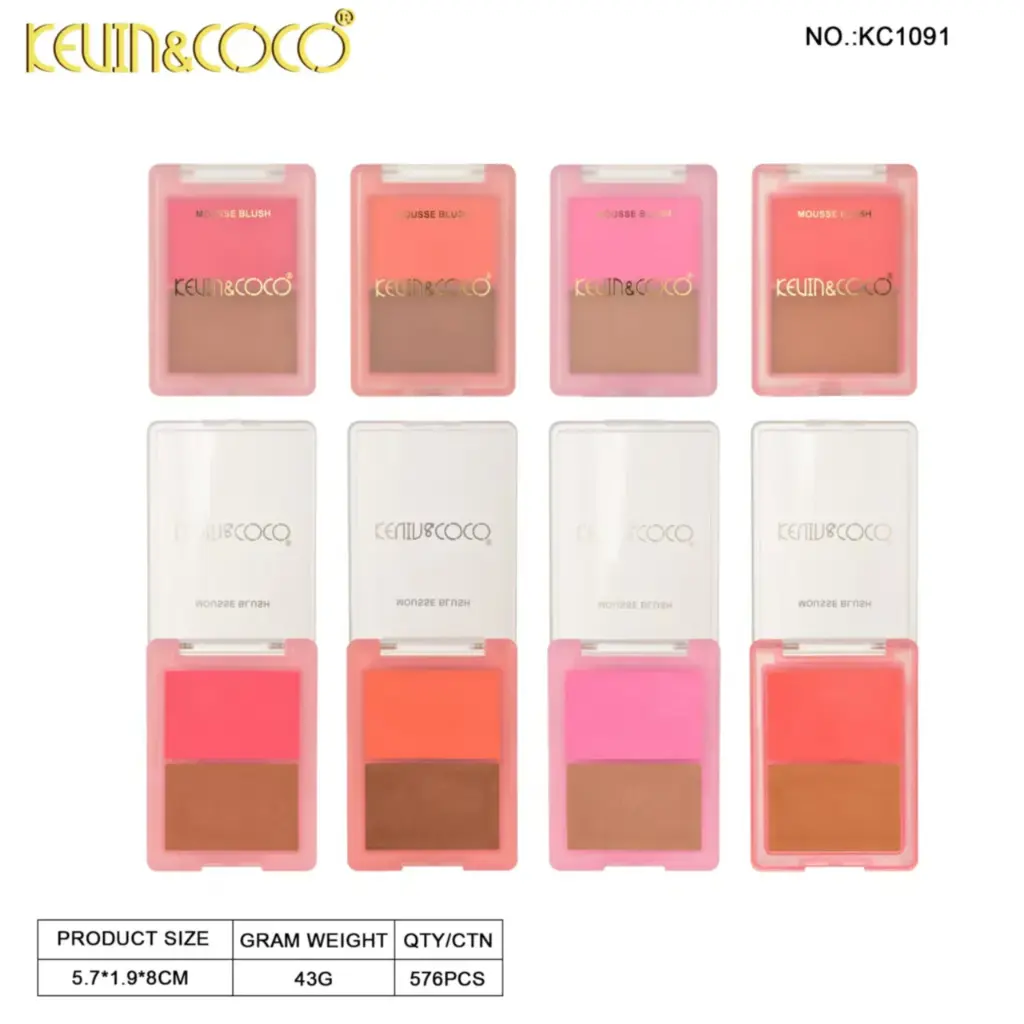 KEVIN Y COCO PEACH 12 COLOURS FACE PALETTE