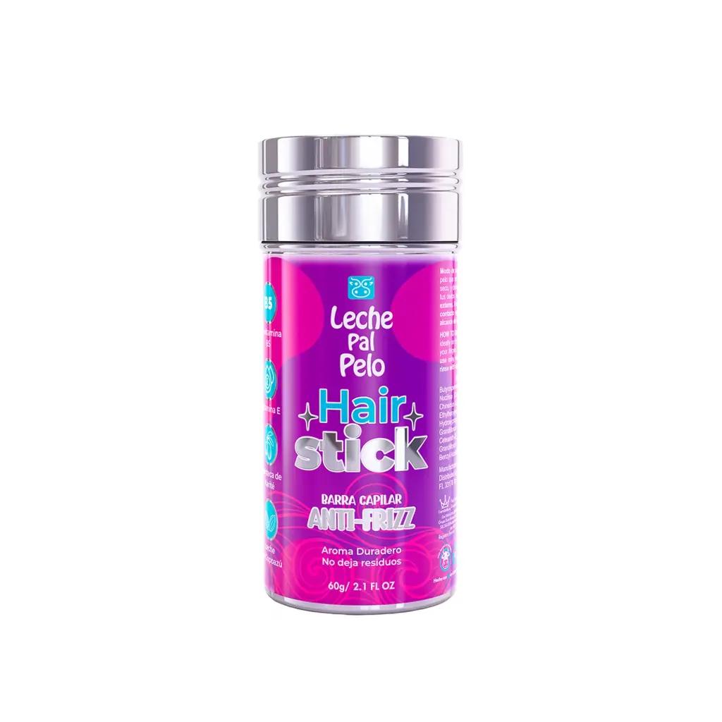 LECHE PAL PELO HAIR STICK BARRA CAPILAR ANTI FRIZZ 60 G