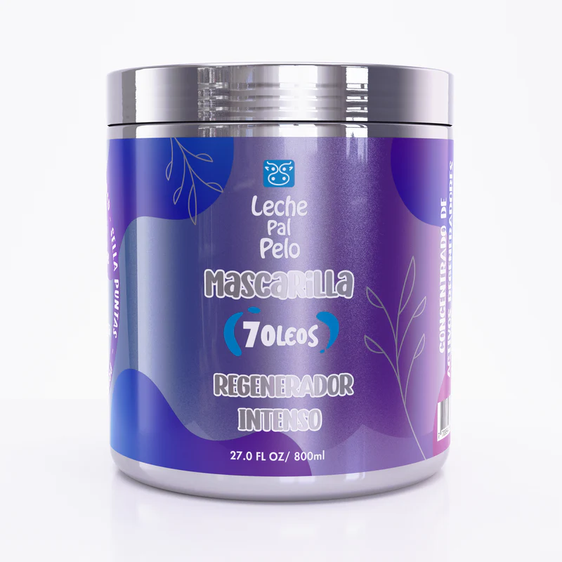 LECHE PAL PELO MASCARILLA 7 OLEOS REGENERADOR INTENSO 800 ML