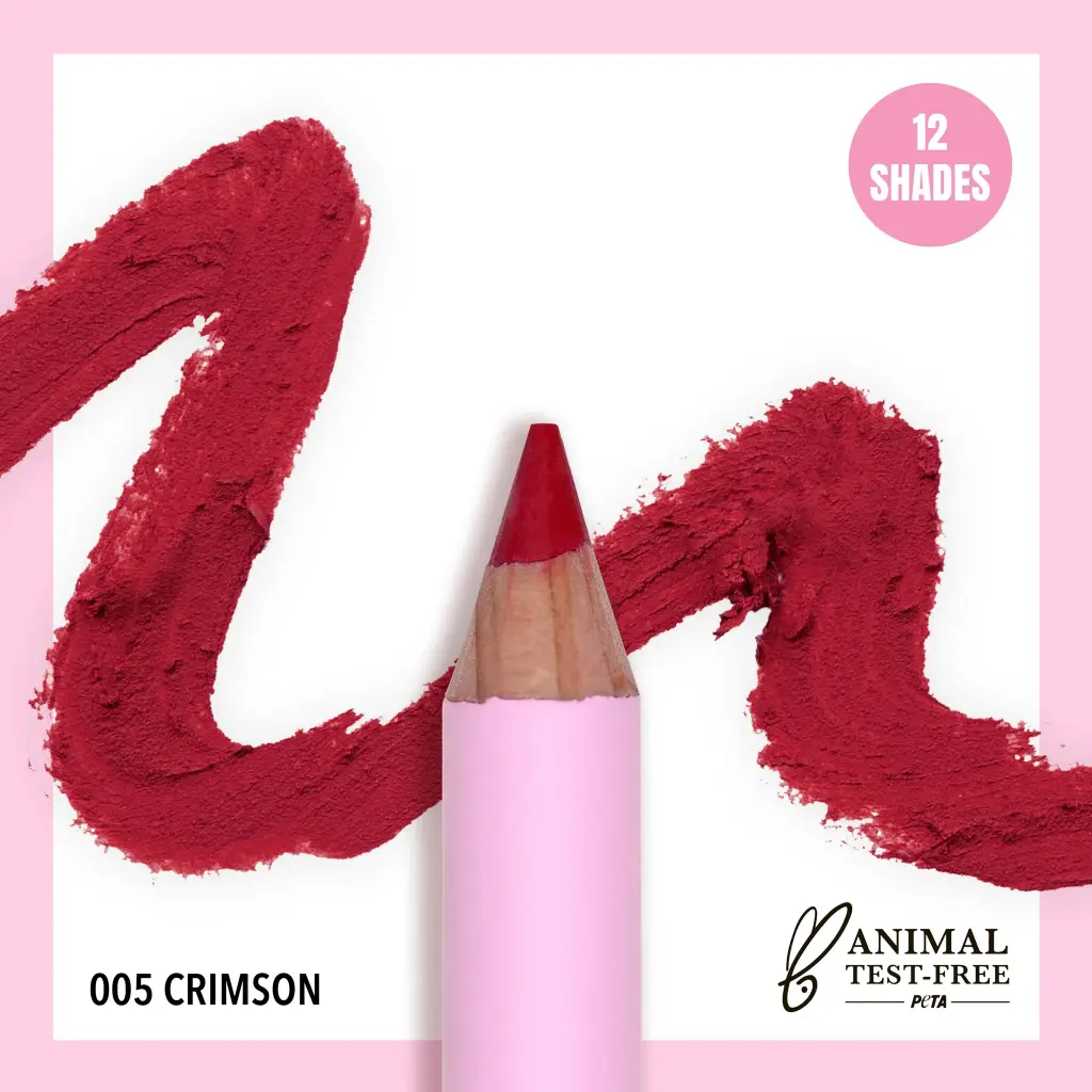 MOIRA FLIRTY LIP PENCIL 005 CRIMSON