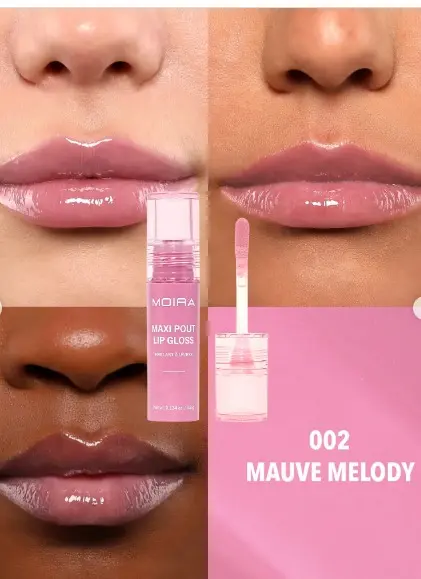 MOIRA MAXI POUT LIP GLOSS 002 MAUVE MELODY