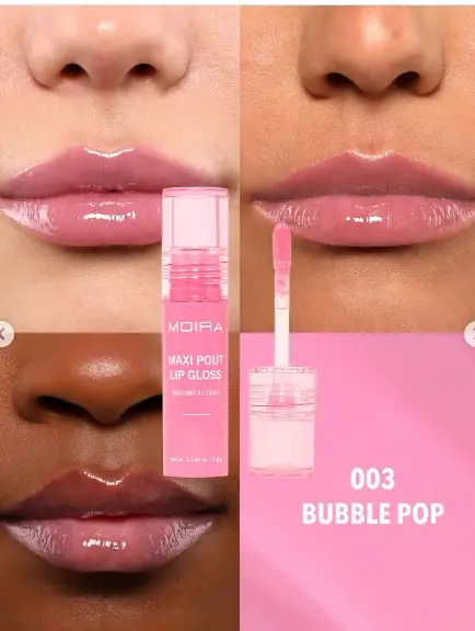 MOIRA MAXI POUT LIP GLOSS 003 BUBBLE POP