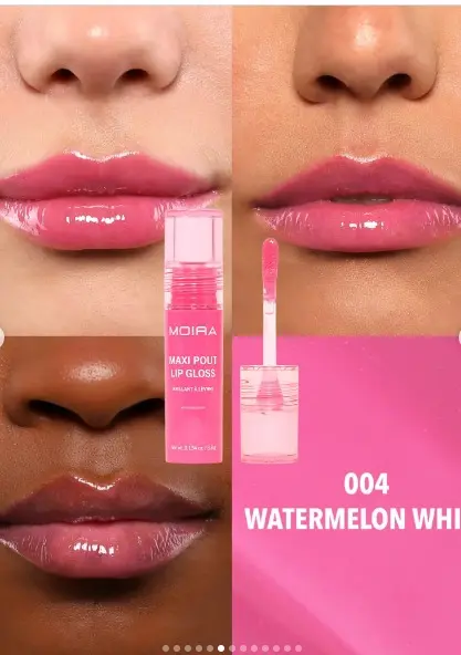 MOIRA MAXI POUT LIP GLOSS 004 WATERMELON WHIRL