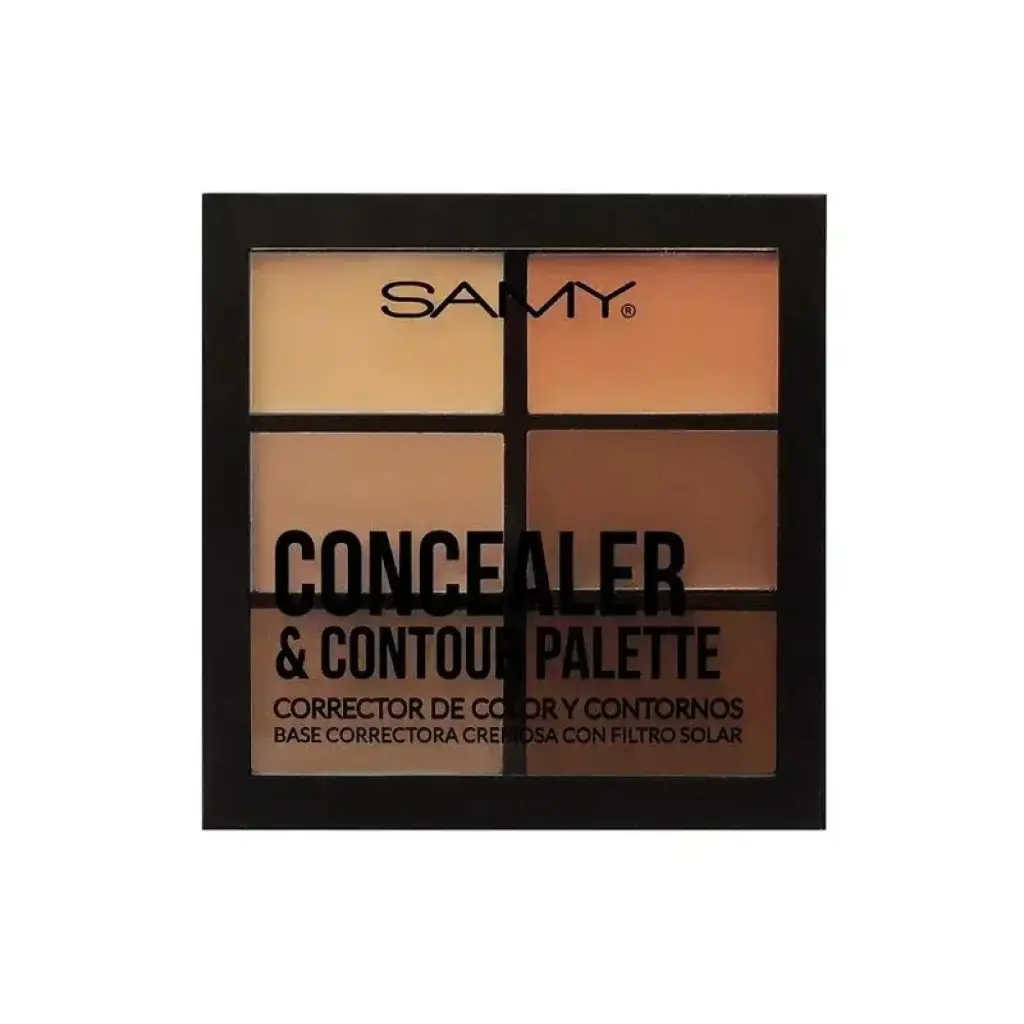 PALETA DE CORRECTORES DE COLOR Y CONTORNOS SAMY MEDIUM DARK