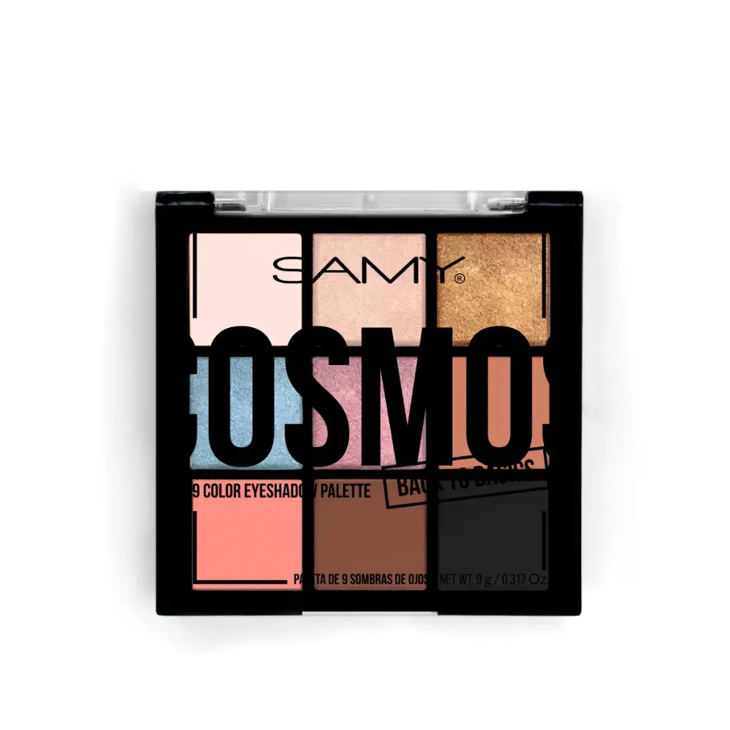 PALETA X 9 SOMBRAS DE OJOS SAMY # 15. COSMOS