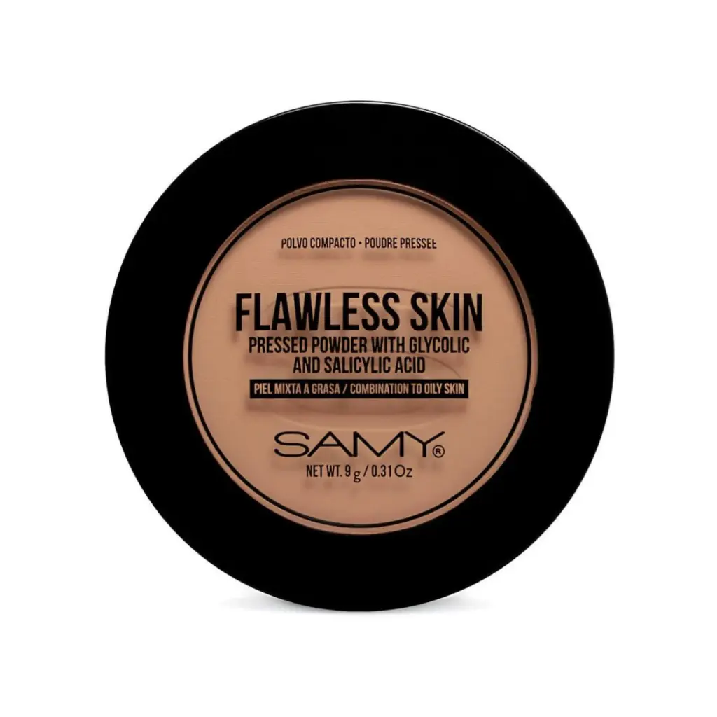POLVO COMPACTO PIEL MIXTA A GRASA SAMY # 05. NEUTRAL TAN