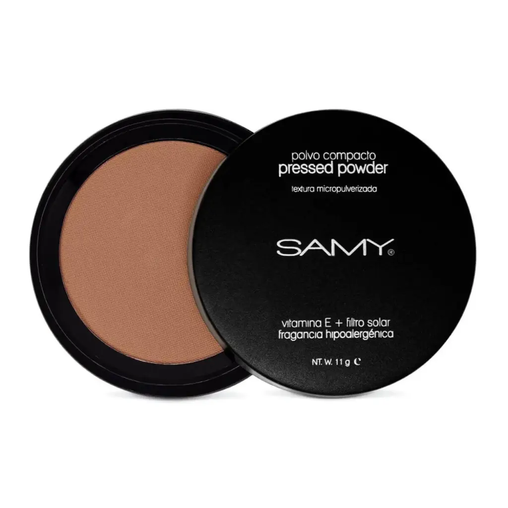 POLVO COMPACTO SIN ESPEJO SAMY # 06. CANELA