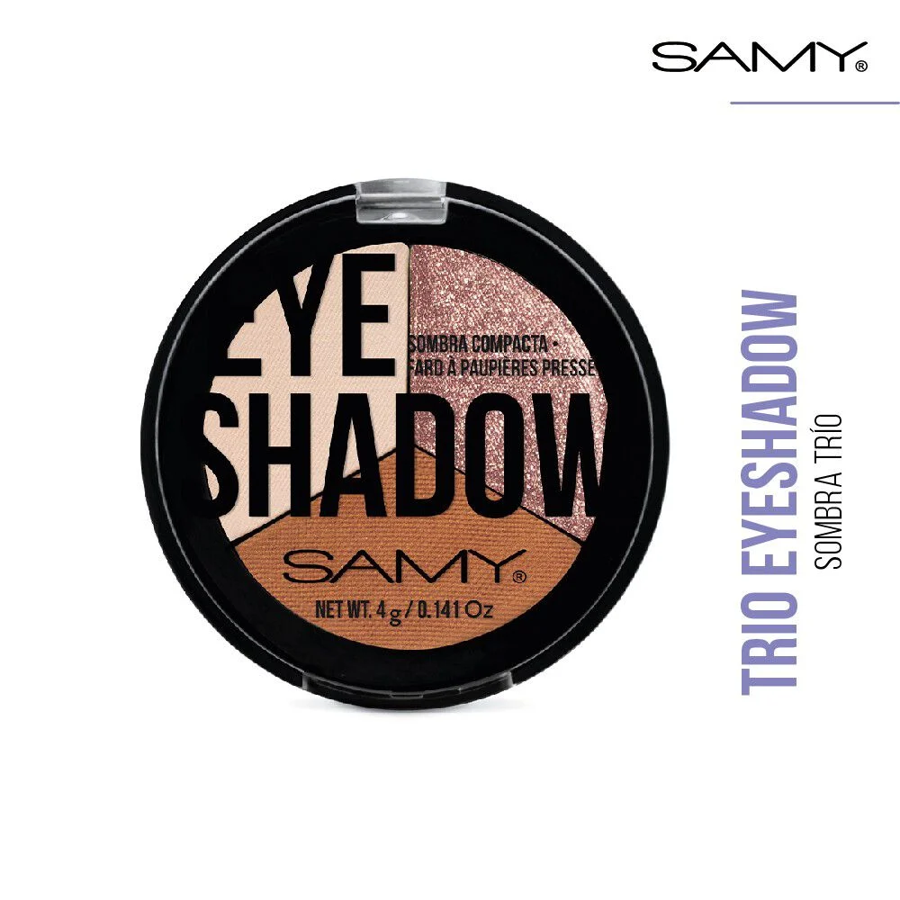 SOMBRA COMPACTA TRÖO SAMY # 20. PRETTY PEACH