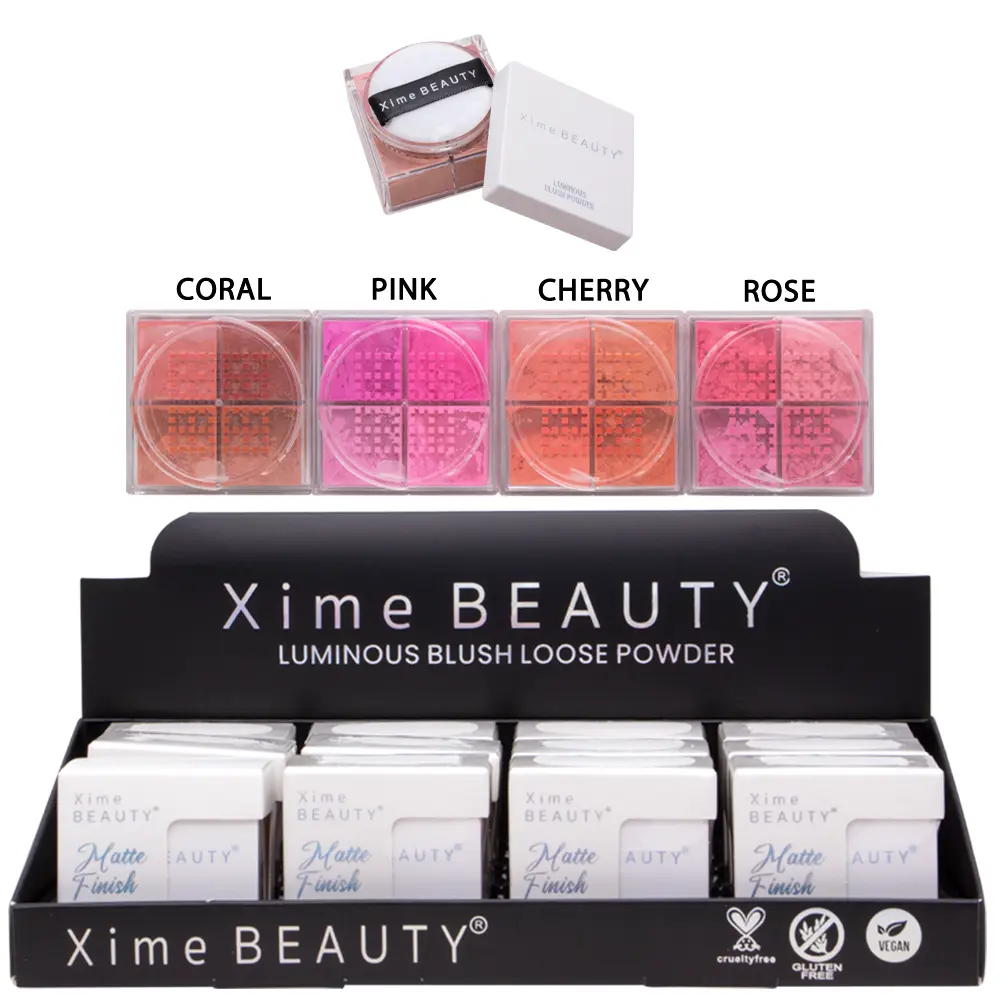 XIME BEAUTY MATTE FINISH LUMINOUS BLUSH LOOSE POWDER
