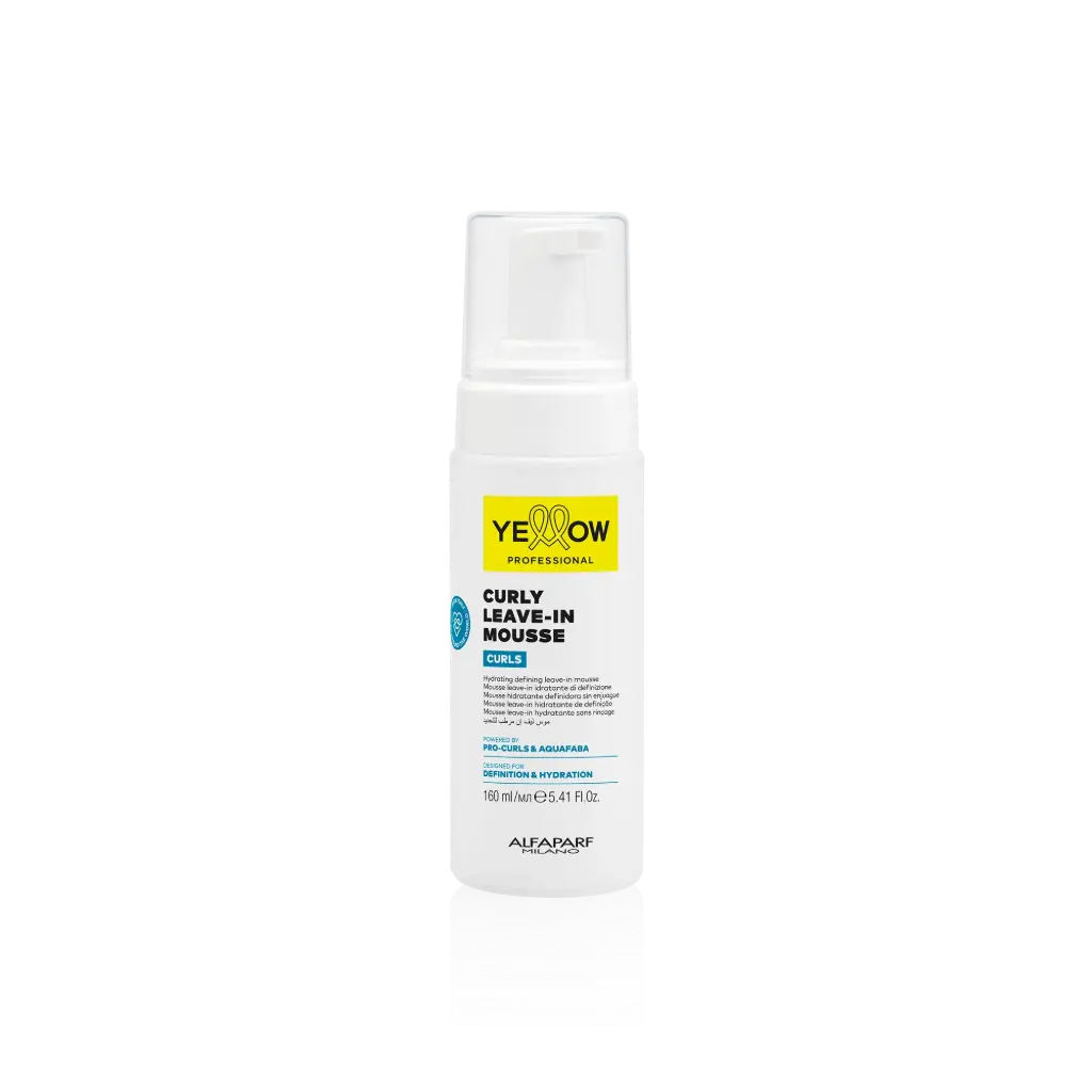 YELLOW CURLY LEAVE-IN MOUSSE CURLS 160ML