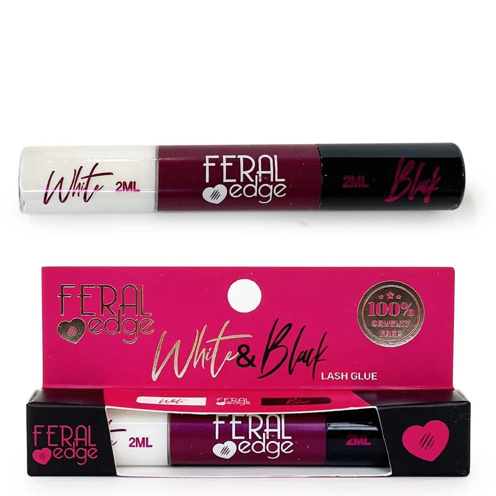 FERALD EDGE WHITE & BLACK LASH GLUE 2 ml