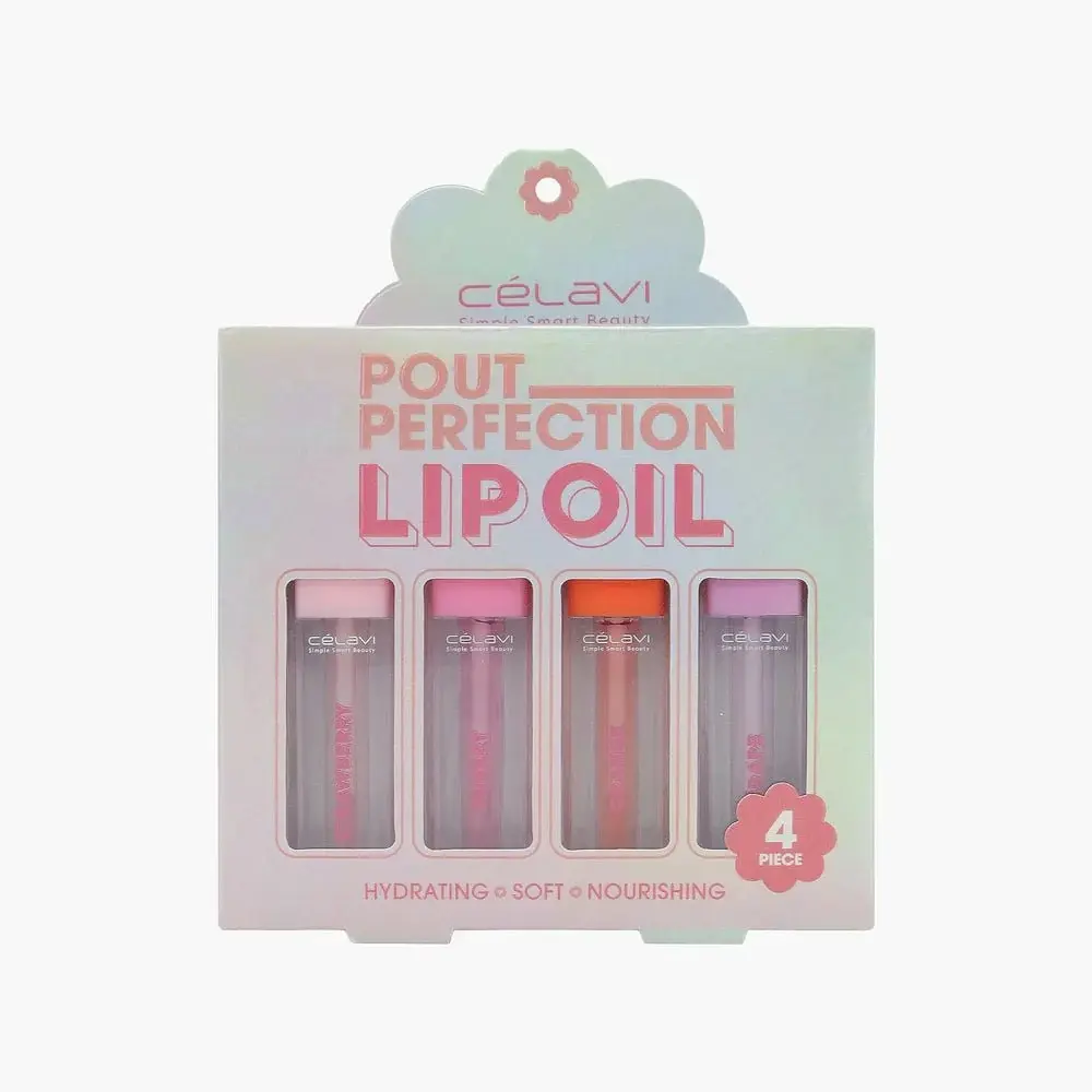 CELAVI Pout Perfection Lip Oil 4pcs