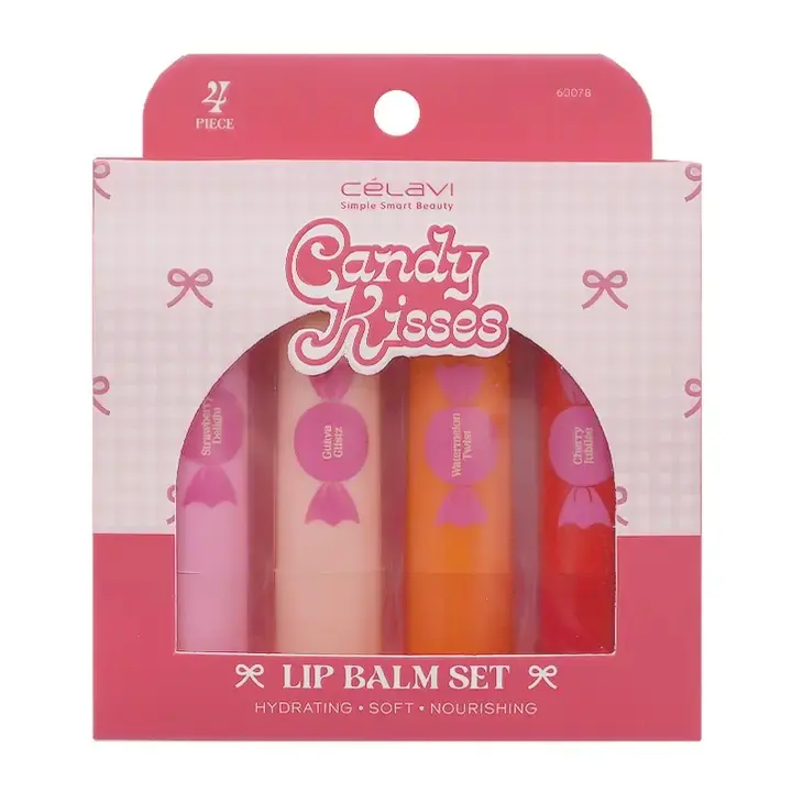 CELAVI Candy Kisses Lip Balm 4pcs