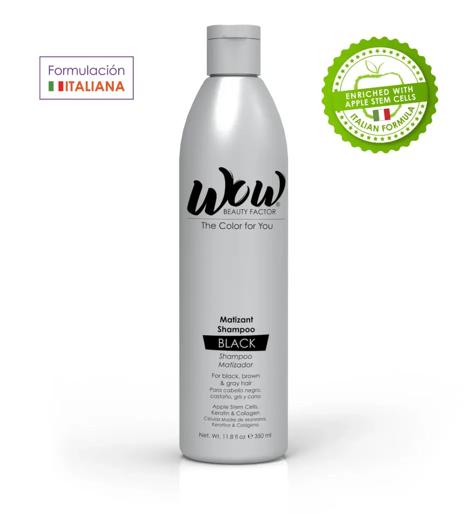 WOW Shampoo Matizador BLACK