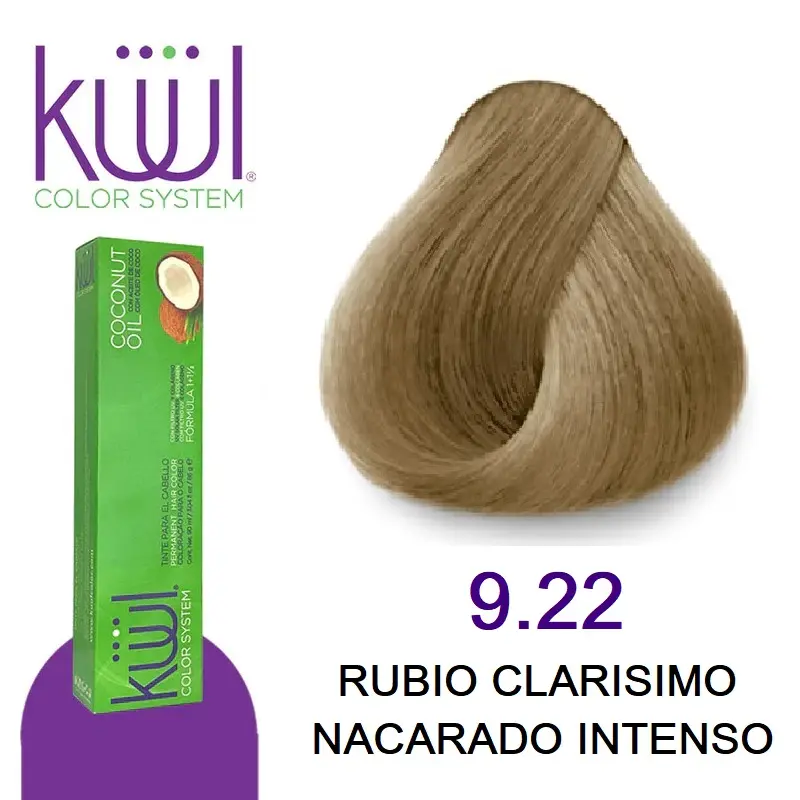 KUUL TINTE RUBIO CLARISIMO NACARADO INTENSO 9.22