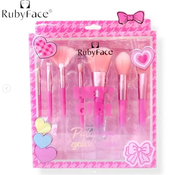 RUBY FACE Hey! Girl Profesional Eyelash Culer 7 pcs