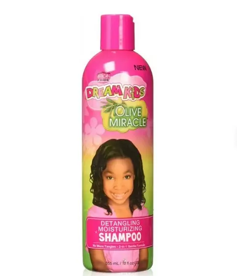 African Pride Dream Kids Olive Miracle Moisturizing Shampoo 355ml – Shampoo Infantil Hidratante