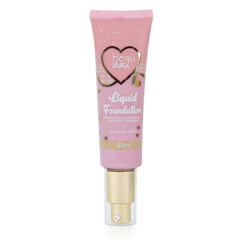 BEAU VISAGE Base Líquida 04 Medium Chocolate – Foundation de Alta Cobertura y Acabado Natural